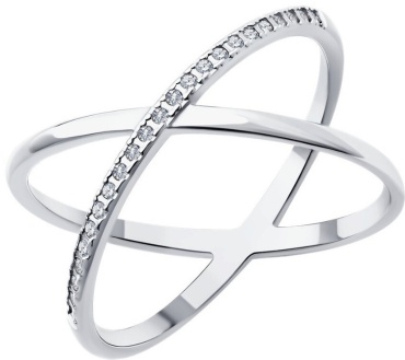 Diamant 94-210-02036-1 размер 16 вес 1.71 г серебро, бриллиант