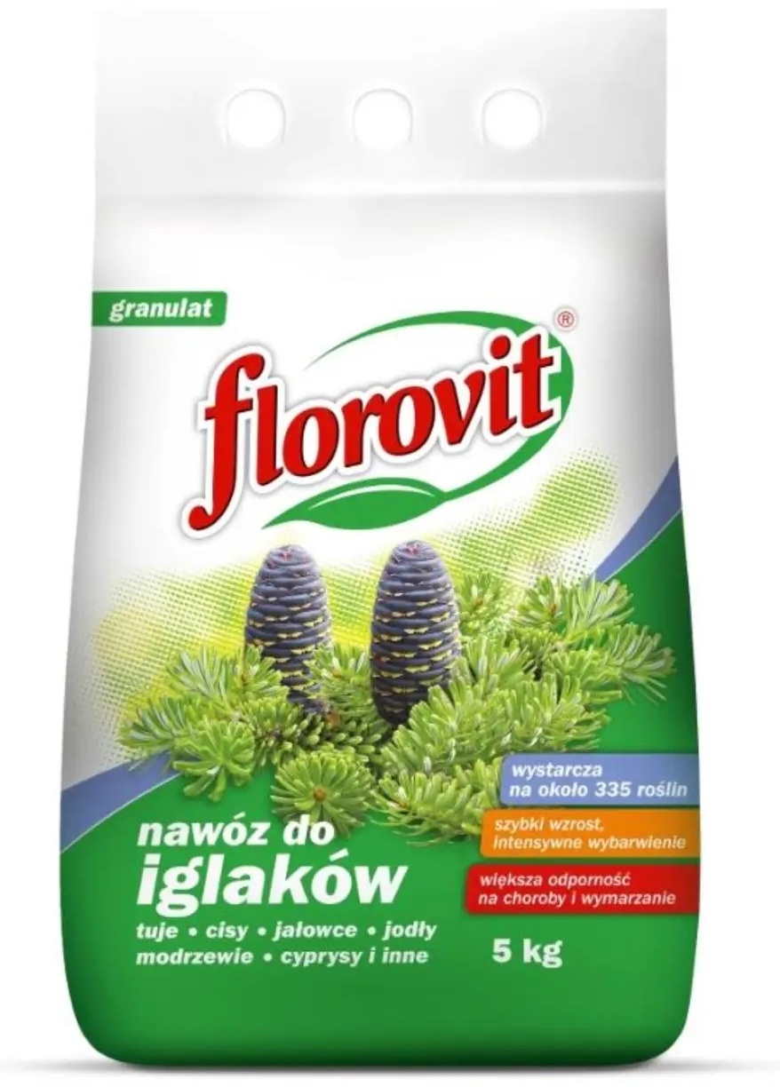 Florovit гранулы для хвойных растений л 5 кг