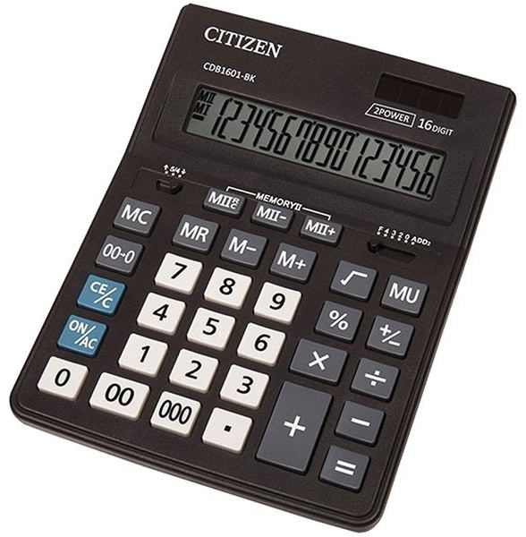 Купить CITIZEN Business Line настольный CDB1601-BK, 16-разрядный ...