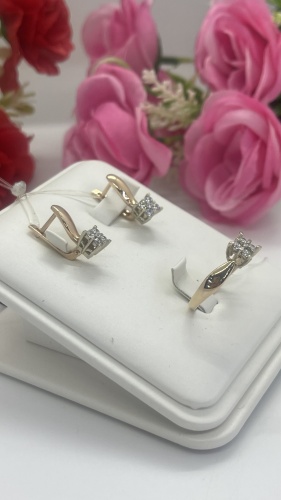 Cristal 21111-163 вес 6.07 г золото, фианит