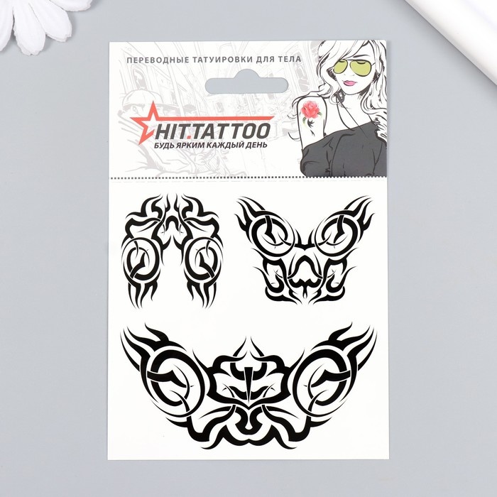 Купить Переводное тату TATTOO 1 шт 15 см х 10 см х 0,1 см в Алматы ...
