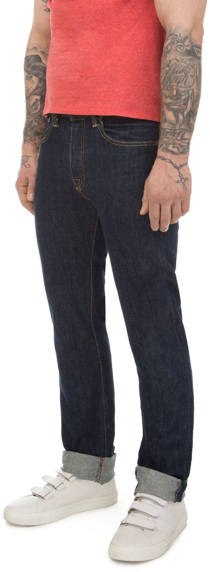 Джинсы прямые Levis синий