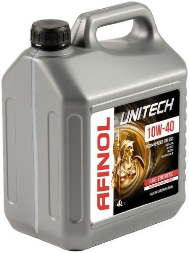 Полусинтетическое AFINOL Unitech 10W-40 4 л