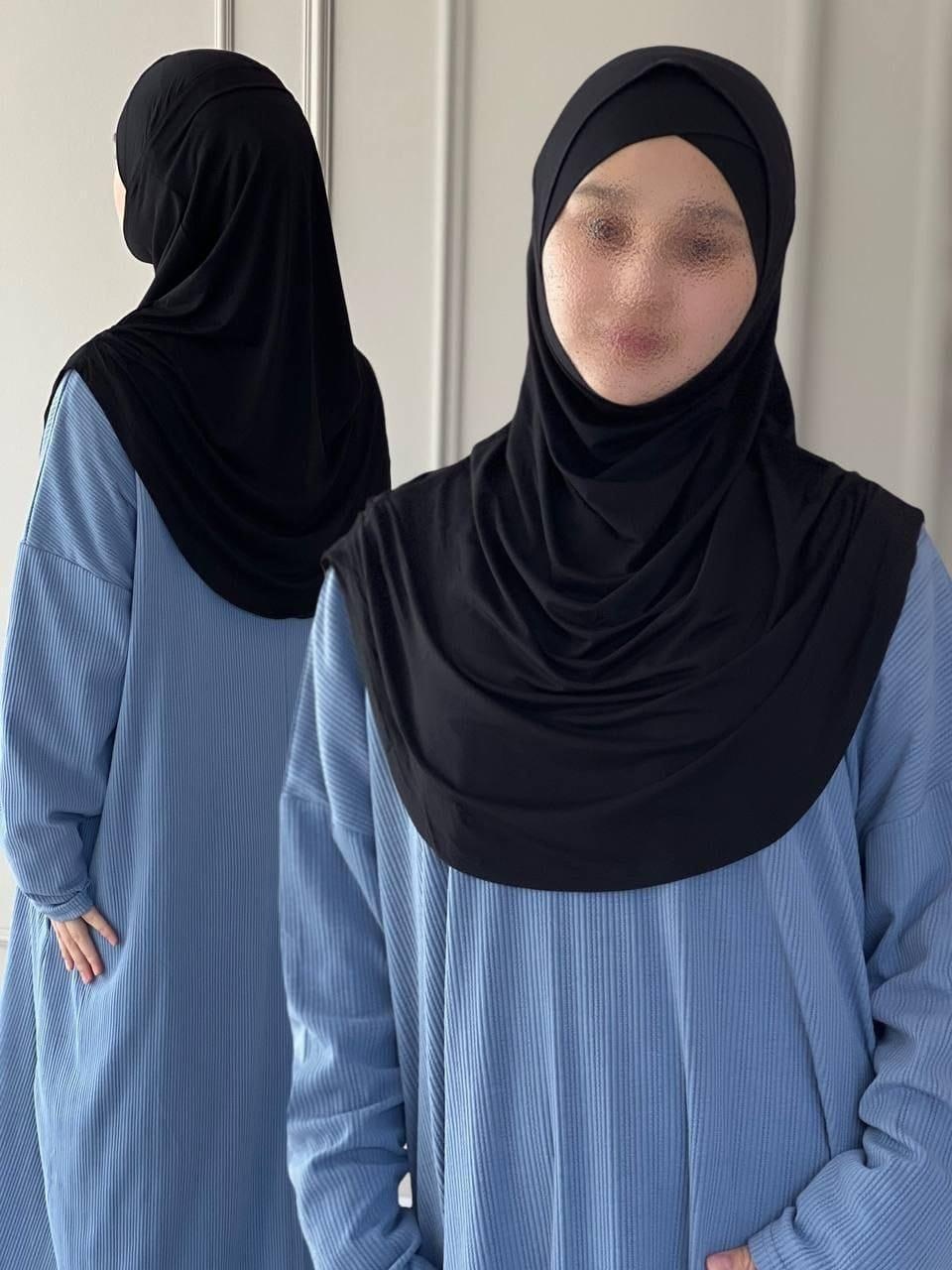 Хиджаб Muslima style размер универсальный, черный