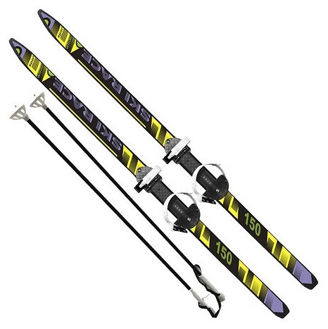 ОЛИМПИК Ski Race 150 см черный, желтый