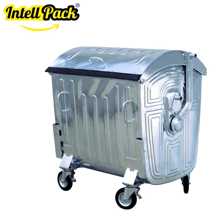 Мусорный бак Intellpack с крышкой ТБО 1100 л