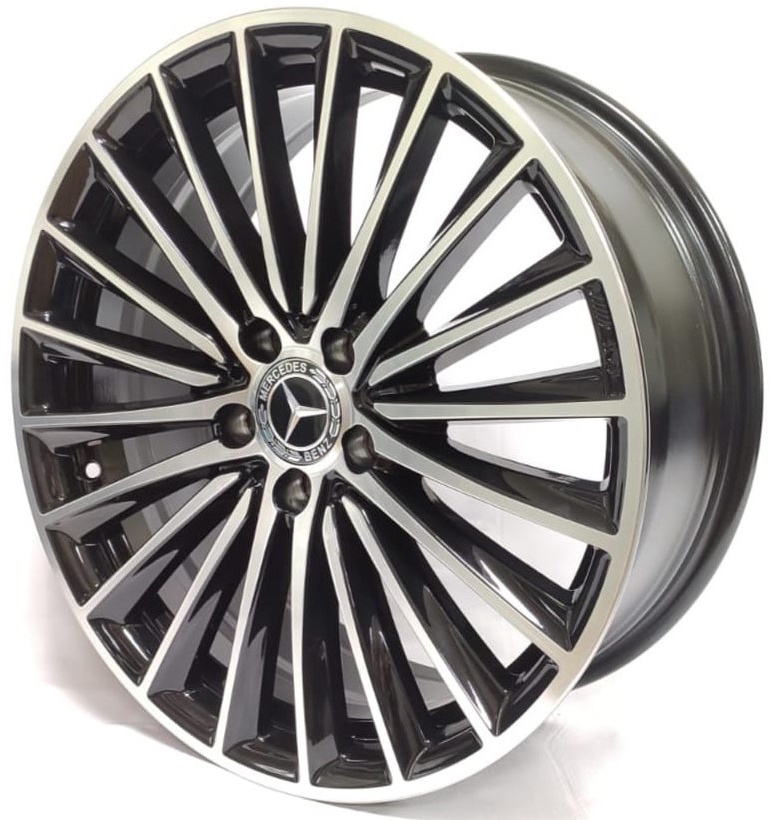 Mercedes-Benz 582 7.5/9x19/5x112 D66.6 ET58 черный, серебристый