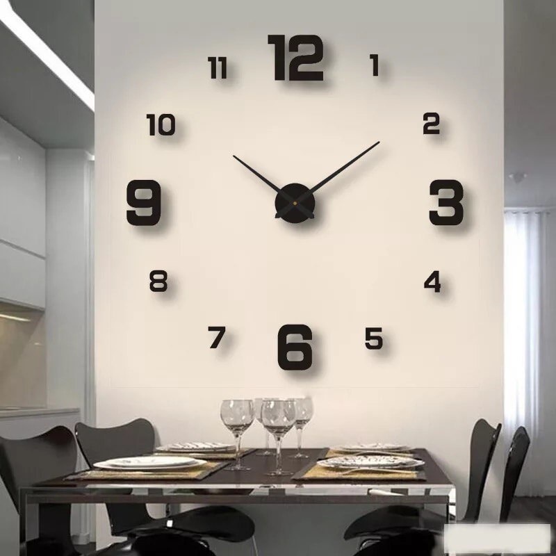 Часы механические DIY CLOCK 3D WCB2, пластик