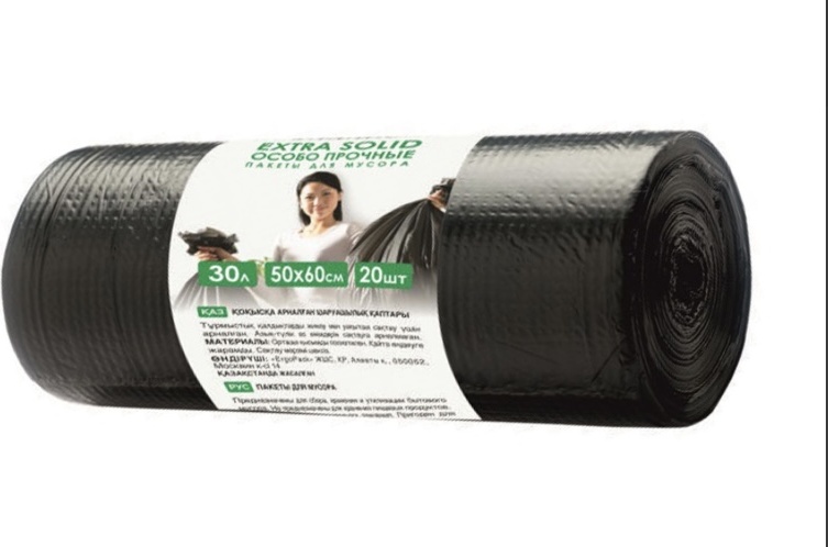 Мусорные пакеты Extra solid 30л 30 л