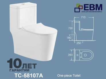 EBM унитаз TC58107, керамика