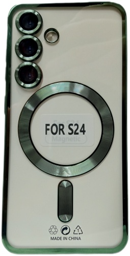 Чехол DDU для Samsung Galaxy S24 зеленый