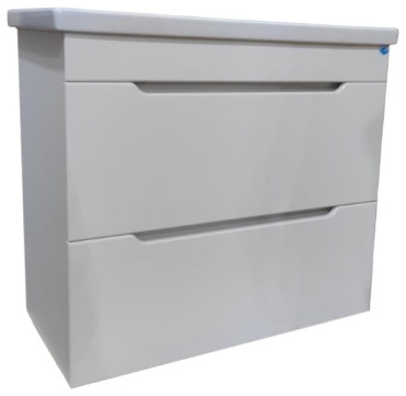 Тумба с раковиной ORBITA-4 MO8002BF, 80x79x45 см, белый