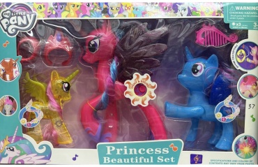 Фигурка MY LITTLE PONY Пони Моя маленькая пони Набор из 3 игрушек 10 см 3 шт