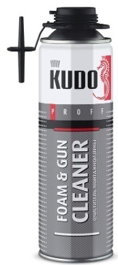 Очиститель монтажной пены Kudo FOAM&GUN CLEANER, 650 мл