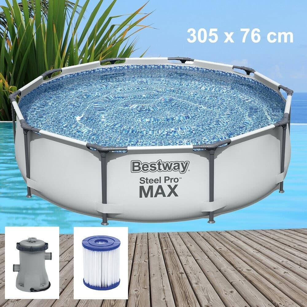 Купить Бассейн каркасный Bestway Steel Pro Max 56408, 305x76 см в ...