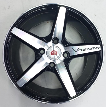 Vossen 5154 6x14/4x100 D67.1 ET30 4 диска черный, серебристый