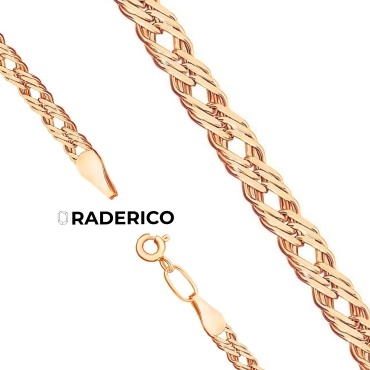 Raderico 2WR51TR504022 длина 50 см, вес 3.25 г золото, плетение тройной ромб