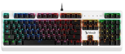 Клавиатура A4Tech Bloody B810RC белый