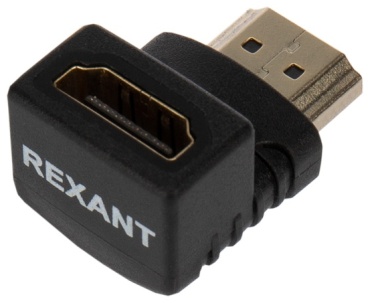Переходник аудио (гнездо HDMI - штекер HDMI), угловой, (1шт.)  REXANT