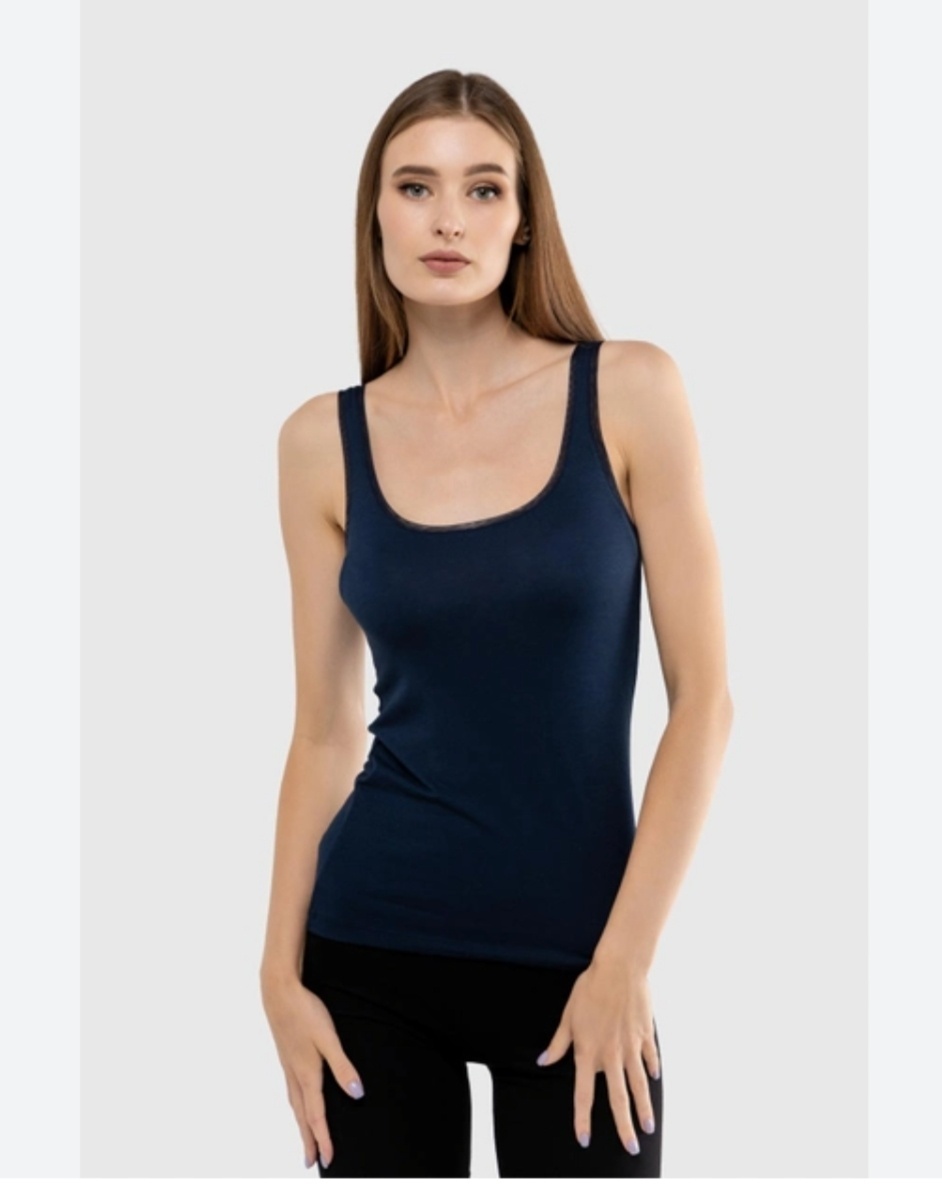Майка OZKAN UNDERWEAR черный, синий