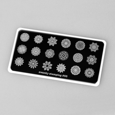 Swanky Stamping Пластина для стемпинга 008