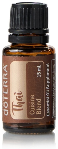 DoTERRA смесь эфирных масел Thai Cuisine кориандр, лайм, лемонграсс, мята, кокос, базилик, розовый перец 15 мл