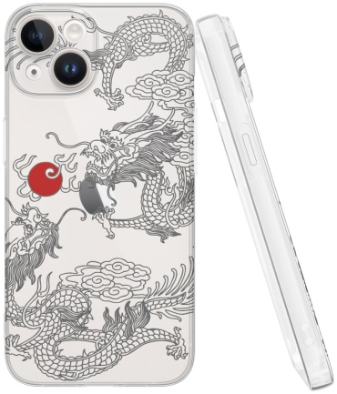 Чехол Mcover для Apple iPhone 14 прозрачный