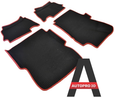 Autopro 3D Eva Lux AP3DEBBLR-2720 Nissan Skyline 2010-2014 черный-красный