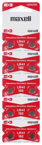 Батарейка LR41 Maxell 10 шт
