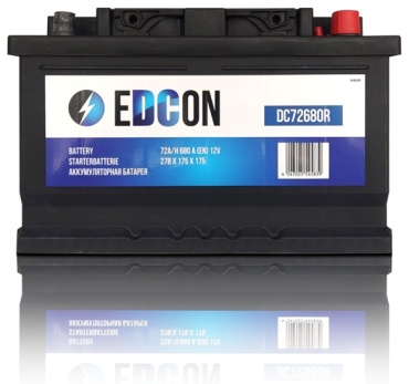 EDCON 6CT-72Ah -/+
