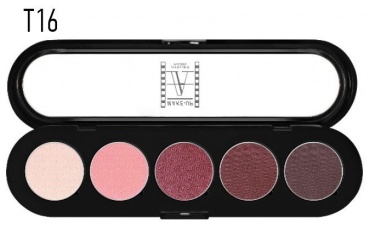 Make-Up Atelier Paris тени прессованные 5 Eyeshadows Palette Т16