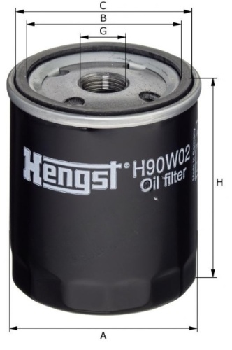 HENGST масляный фильтр H90W02