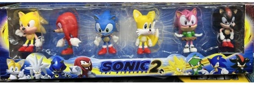 Фигурка Sonic Соник Набор героев Соник 7 см 6 шт