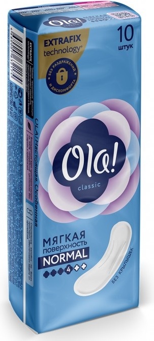Ola прокладки Classic без крылышек Normal 10 шт