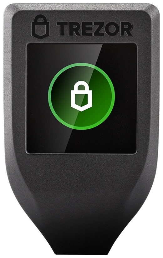 Аппаратный кошелек Trezor Model T черный