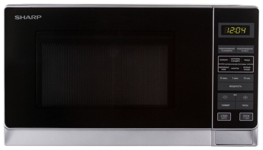Микроволновая печь Sharp R-2772RSL серебристый