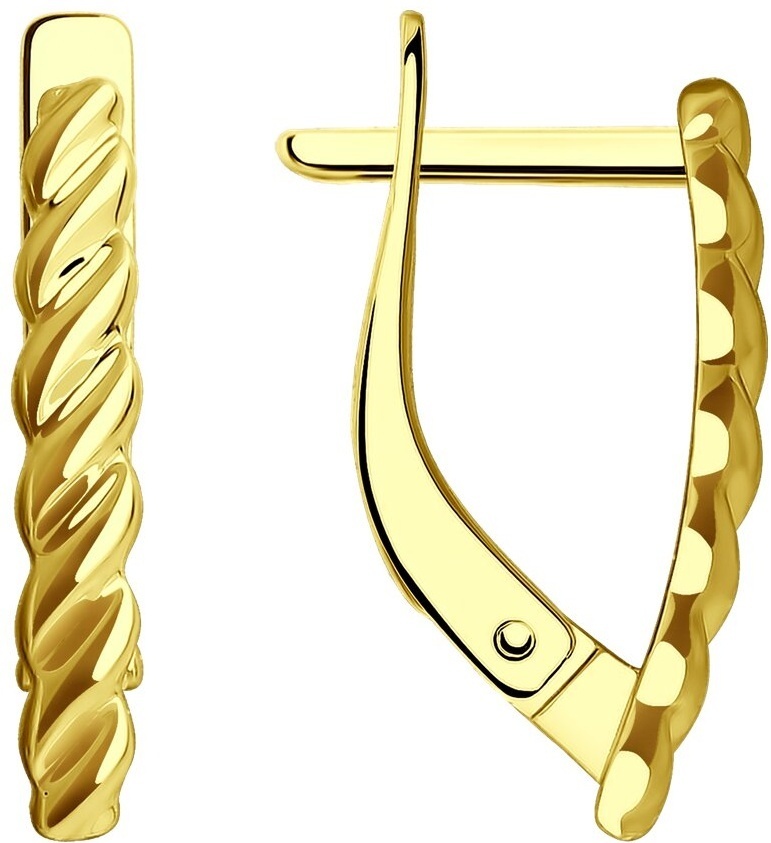 Серьги SOKOLOV EAR-SO-585-673284 вес 1.68 г золото, без вставок