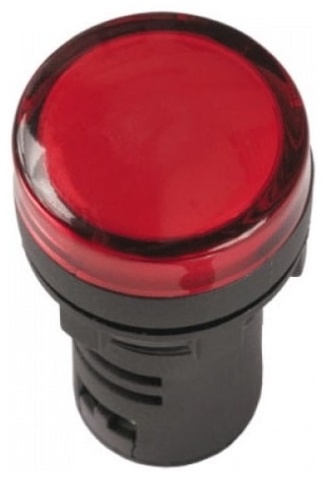 Сигнальная индикаторная лампа IEK AD-22DS BLS10-ADDS-230-K04 22 мм красный