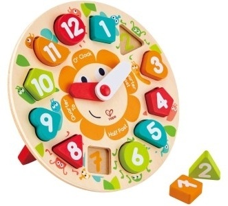 Hape E1622_HP Головоломка-мозаика с часами