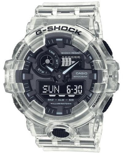 Кварцевые CASIO GA-700SKE-7ADR пластик