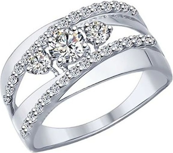 Kari jewelry 53409150 размер 18.5 вес 2.99 г серебро, фианит