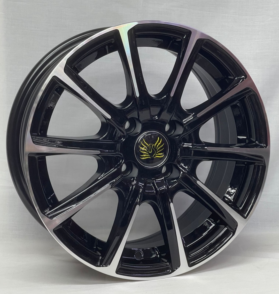 SSM 1217 6.5x15/4x100 D67.1 ET35 черный, серебристый