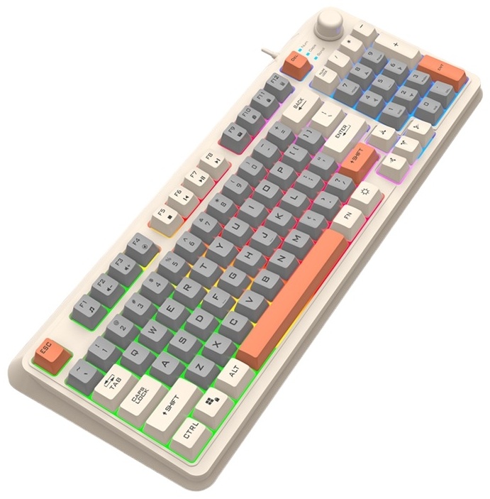 Клавиатура XUNFOX K82 коричневый
