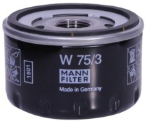 MANN-FILTER масляный фильтр W75/3