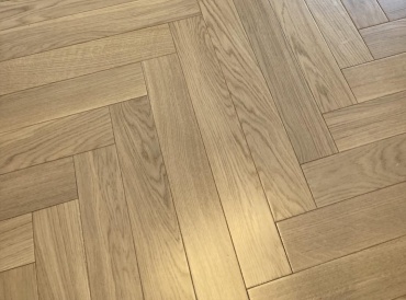 Паркетная доска Parquet Factory Английская ёлка Дуб Селект Скандинавский 600x90x15 мм, дуб