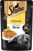 Sheba ломтики в желе курица 75 г 1 шт