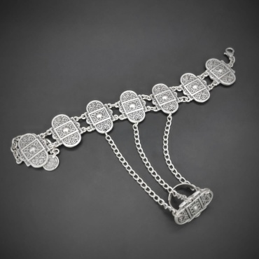 TOMIRIS COLLECTION длина 15 см медицинская сталь, без вставок
