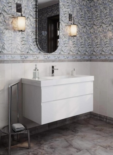 Тумба без раковины KERAMA MARAZZI CUB.100.2\WHT.M, 98x47.5x47 см, белый