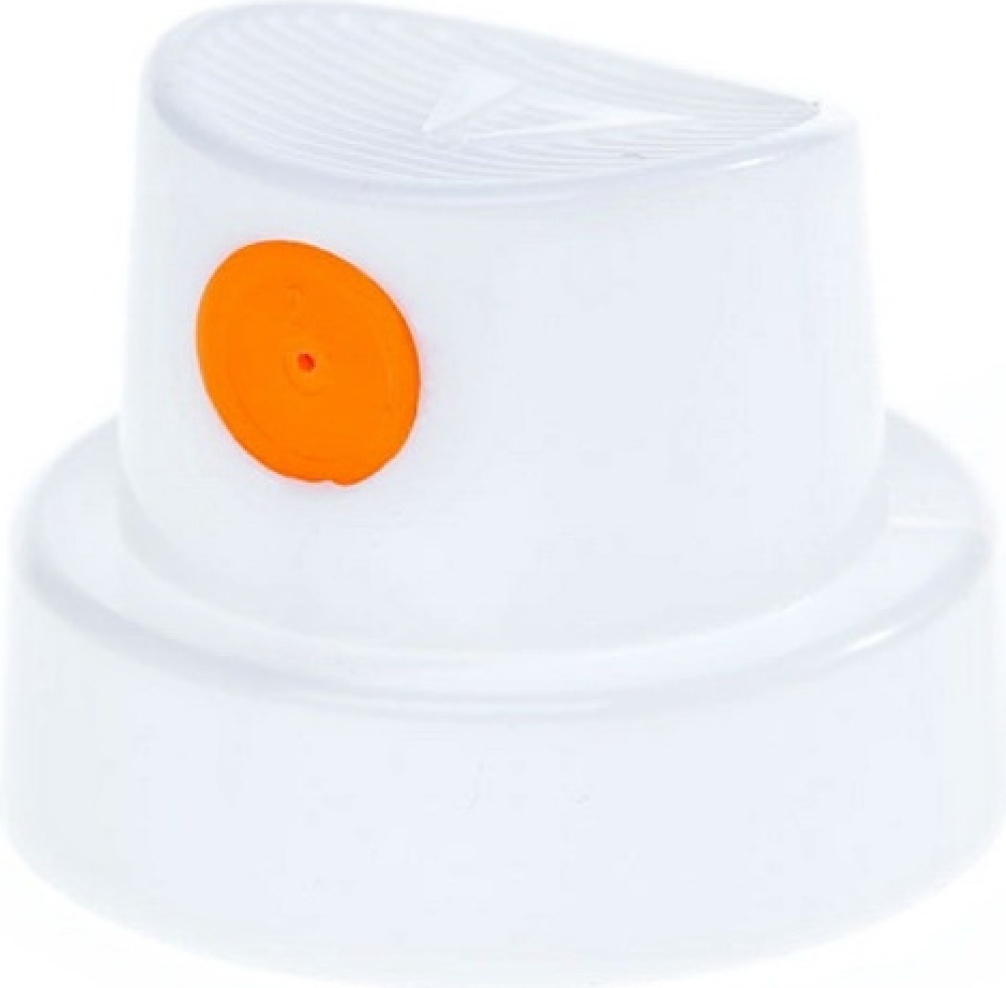 Насадка для баллончика (Cap) Orange Fat (кэп белый с оранжевой вставкой)