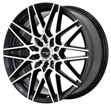 PDW VELOCE 7.5x18/5x108 D67.1 ET45 4 диска черный, серебристый